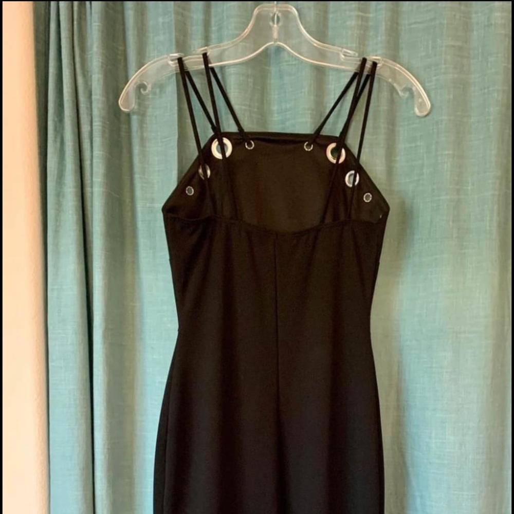Vintage Black Eyelet Dress - Picture 5 of 5